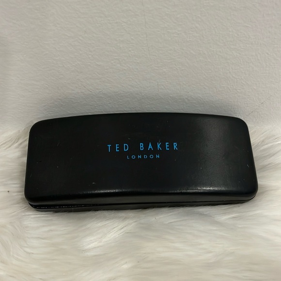 Ted Baker London glasses hard case black teal sunglasses clam - Picture 1 of 6